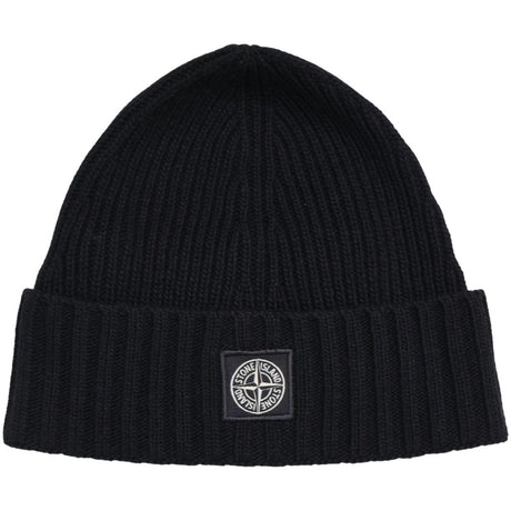 Stone Island Black Beanie