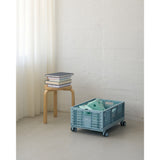 MODU Sky Blue 4 X Oppbevaring Kasse Hjul