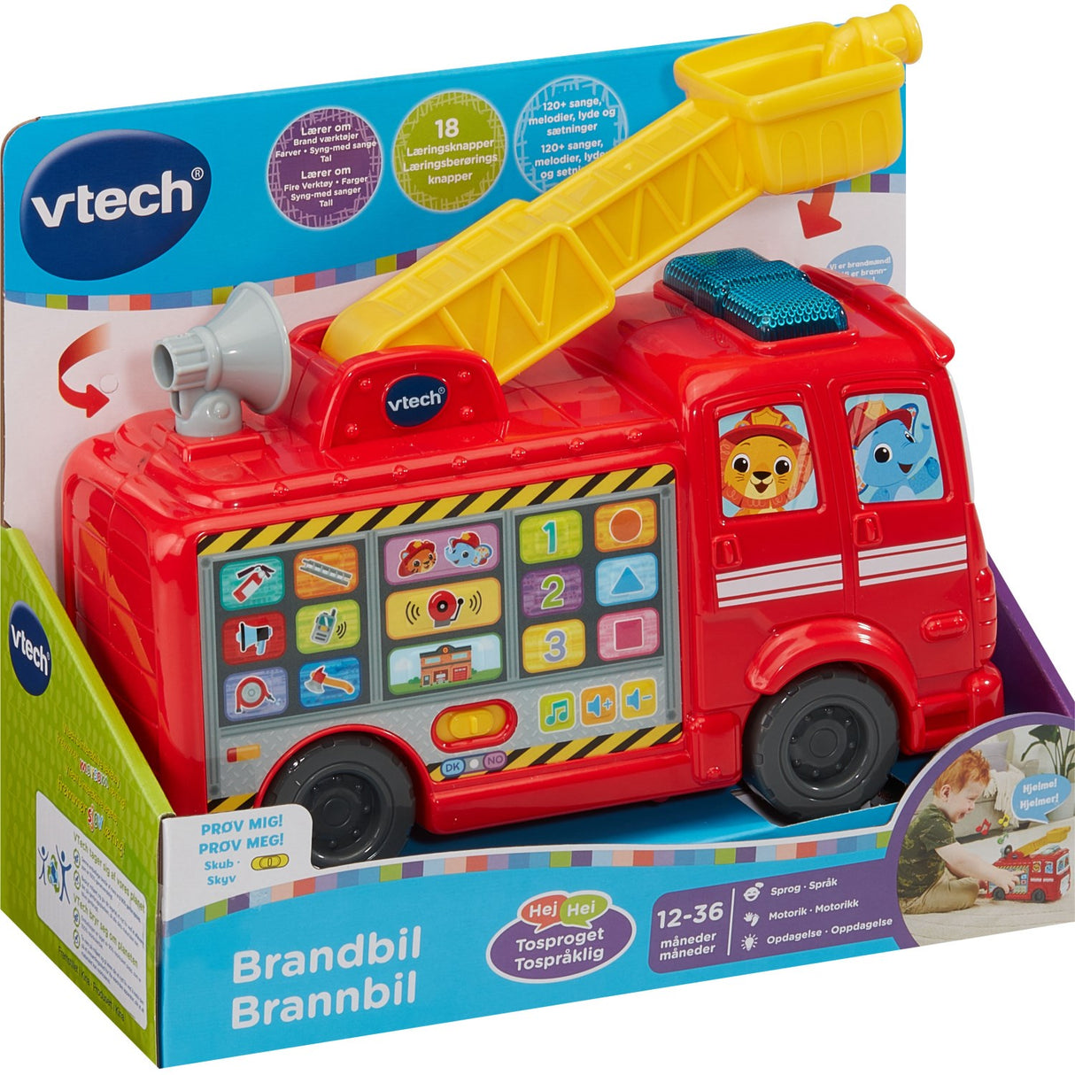 Vtech Rednings Venner Brandbil DK/NO