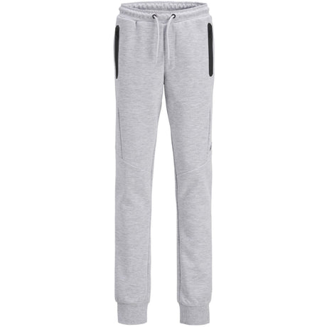 Jack & Jones Junior Light Grey Melange Jpstwill Jjfusion Sweat Pnts Nb Noos Jnr