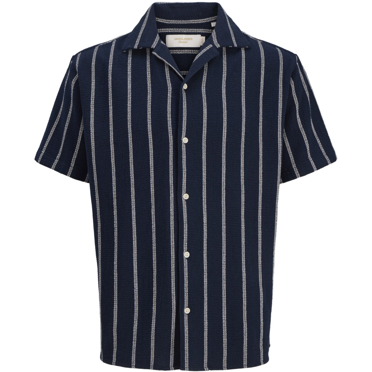 Jack & Jones Junior Sky Captain Stripes Jorcoba Stripe Resort Skjorte Ss Sn Jnr