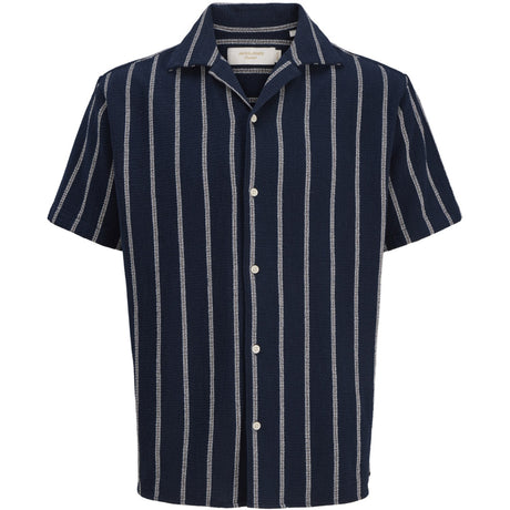 Jack & Jones Junior Sky Captain Stripes Jorcoba Stripe Resort Skjorte Ss Sn Jnr