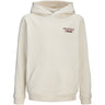Jack & Jones Junior Antique White Jornorrebro Typo Back Sweat Hette Sn Jnr