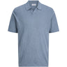 Jack & Jones Junior Blue Mirage Jjkane Strikk Split Neck Polo Jnr