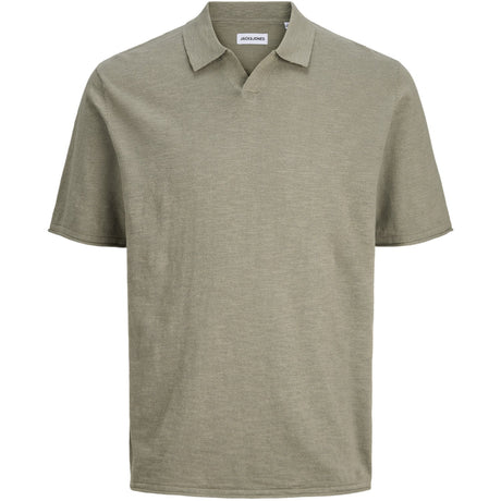 Jack & Jones Junior Vetiver Jjkane Strikk Split Neck Polo Jnr