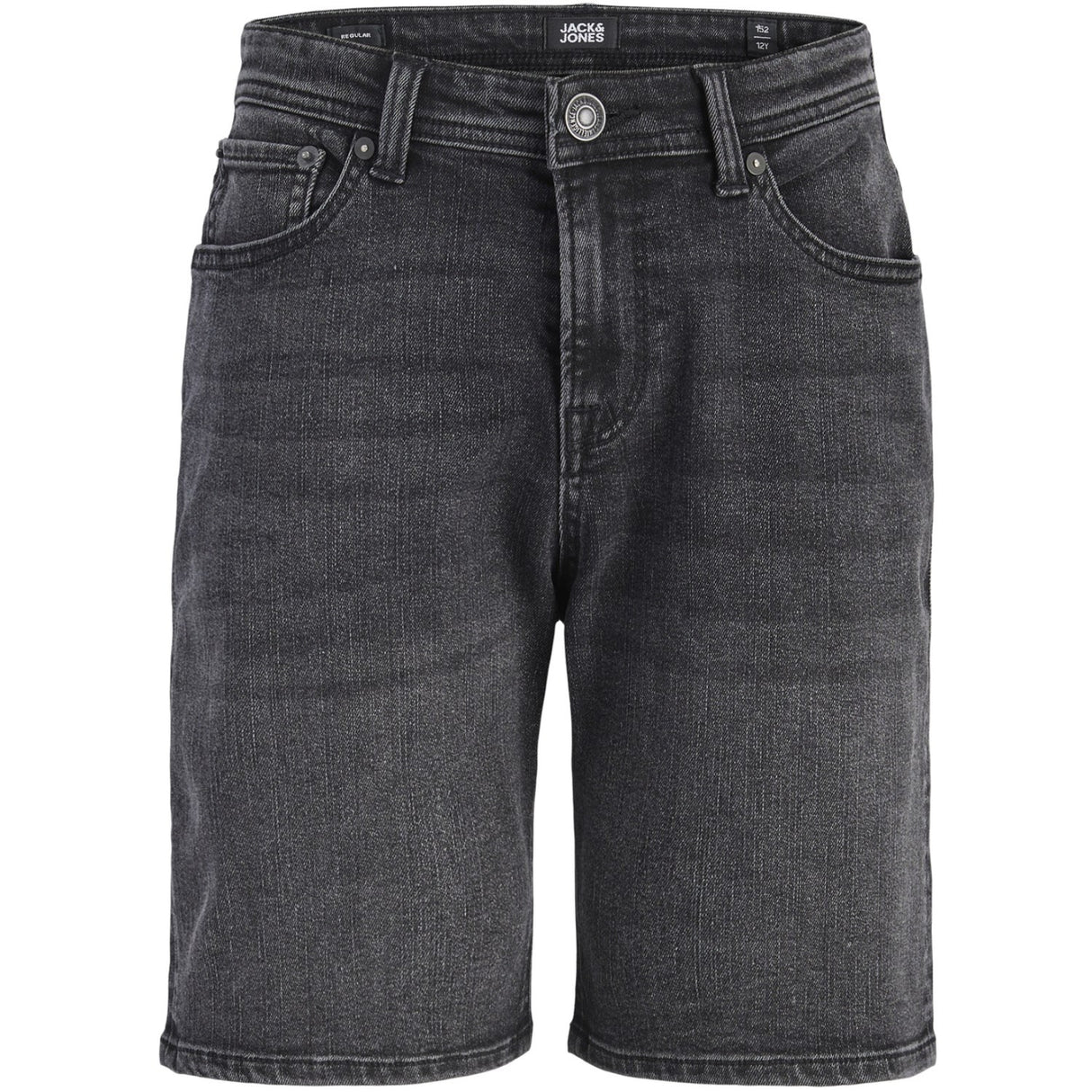 Jack & Jones Junior Black Denim Jjirick Jjoriginal Shorts At 999 Jnr