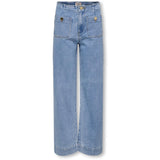 kids ONLY Light Blue Denim Kogmadeline Hw Wide Pocket Dnm Gua