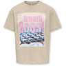kids ONLY Humus Amalfi Kogirina Life S/S Loose Printed Topp Jrs