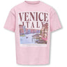 kids ONLY Romance Rose Venice Kogirina Life S/S Loose Printed Topp Jrs