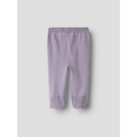 Name It Lavender Gray Nbfbrit Strikk Bukser