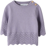 Name It Lavender Gray Nbfbrit Ls Strikk