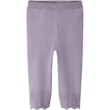 Name It Lavender Gray Nbfbrit Strikk Bukser
