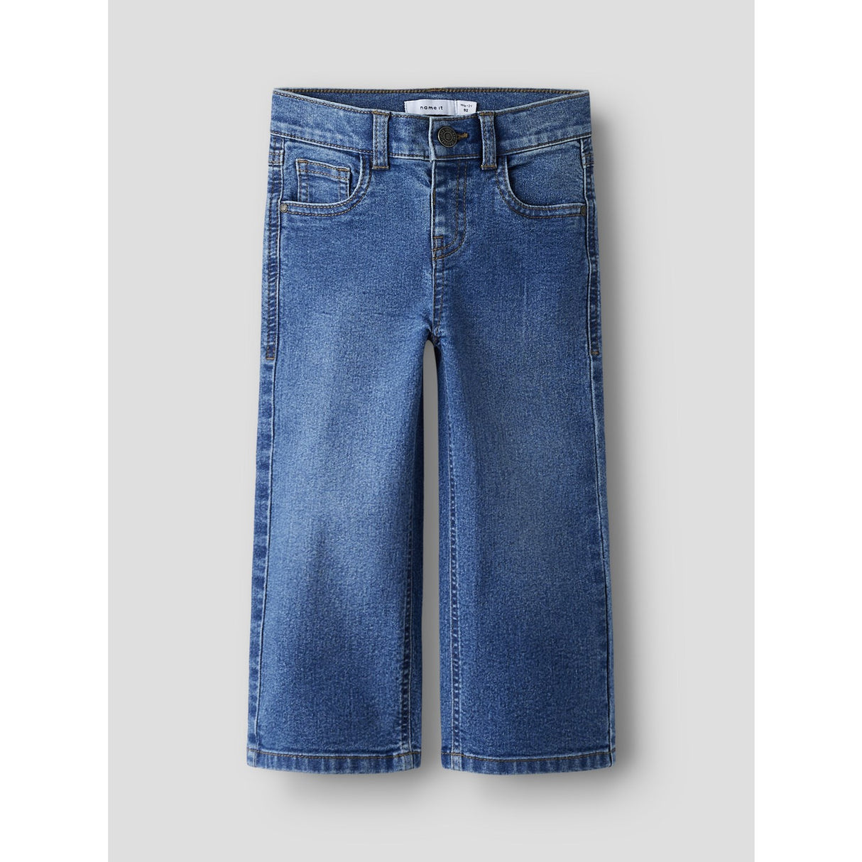Name It Medium Blue Denim Nmfrose Wide Jeans 1061-Dt Tb