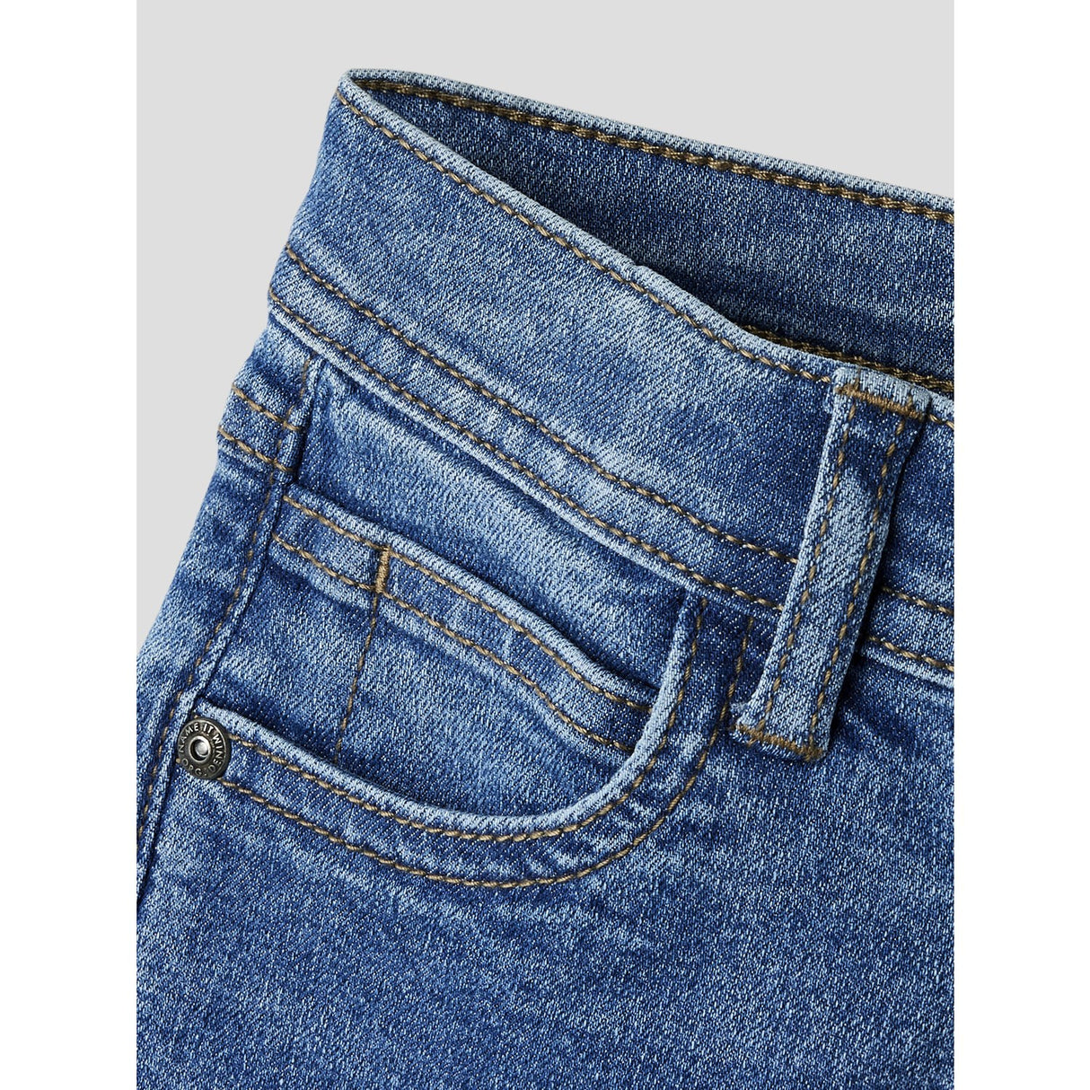 Name It Medium Blue Denim Nmmryan Straight Jeans 1061-Dt Tb