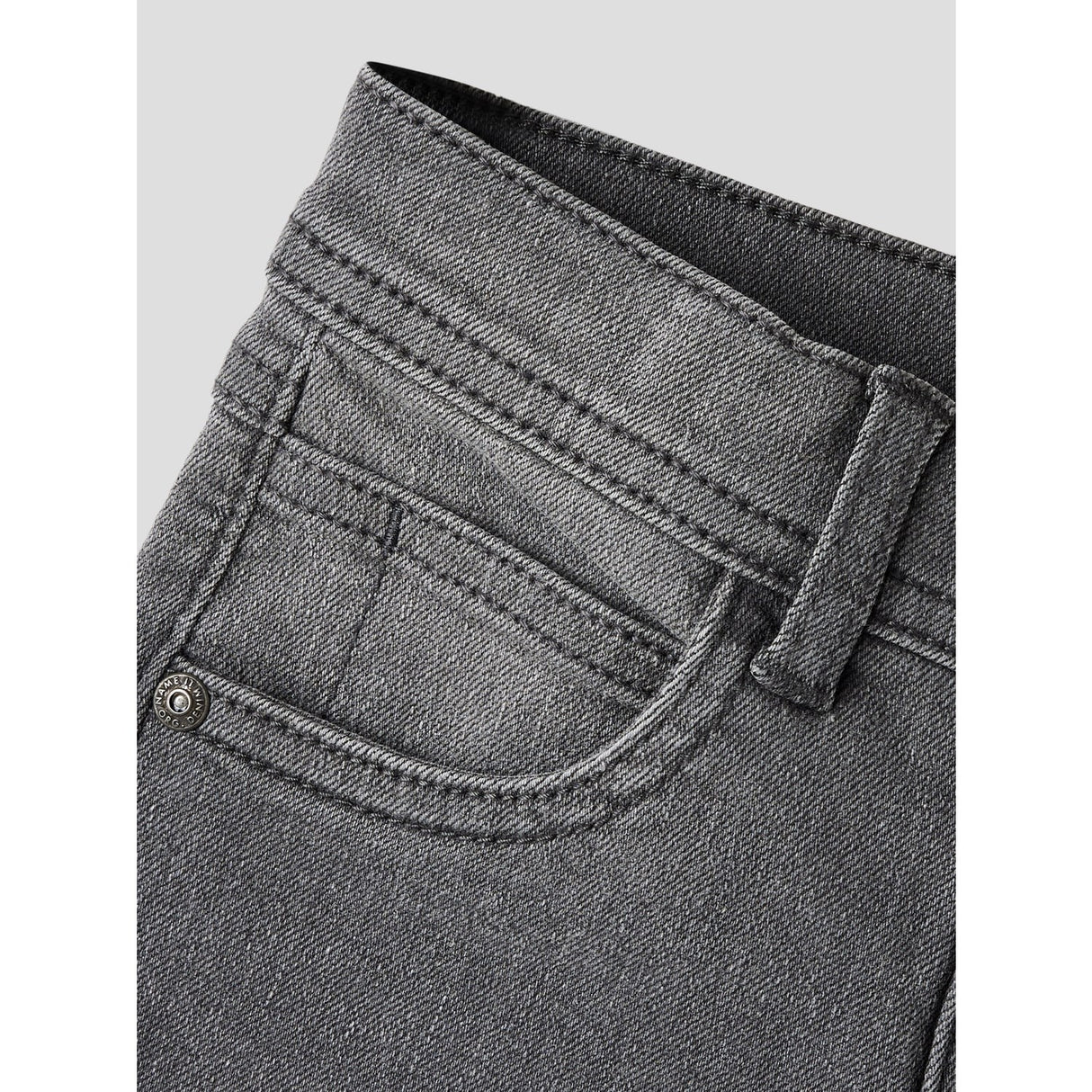 Name It Medium Grey Denim Nmmryan Straight Jeans 1061-Dt Tb