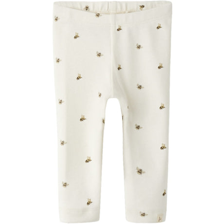 Lil'Atelier Coconut Milk Bee Nbngayo Gno Slim Leggings Lil