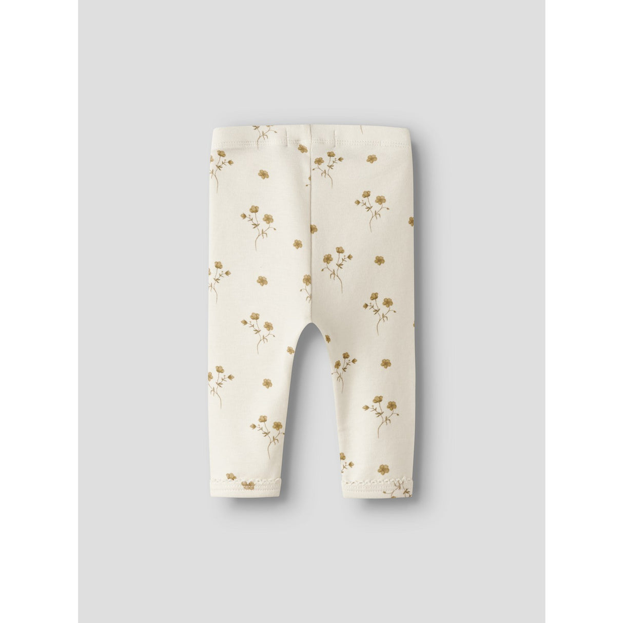 Lil'Atelier Coconut Milk Flower Yellow Nbflayo Sin Slim Leggings Lil