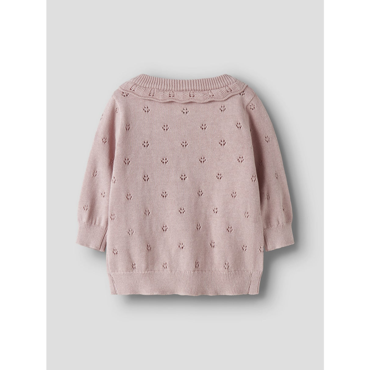 Lil'Atelier Peach Whip Melange Nbfdorina Ls Strikk Card Lil