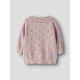 Lil'Atelier Peach Whip Melange Nbfdorina Ls Strikk Card Lil