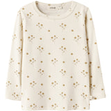 Lil'Atelier Coconut Milk Flower Yellow Nmflayo Sig Ls Slim Topp Lil