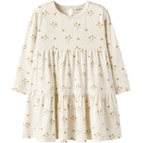 Lil'Atelier Coconut Milk Flower Yellow Nmflayo Sif Ls Kjole Lil