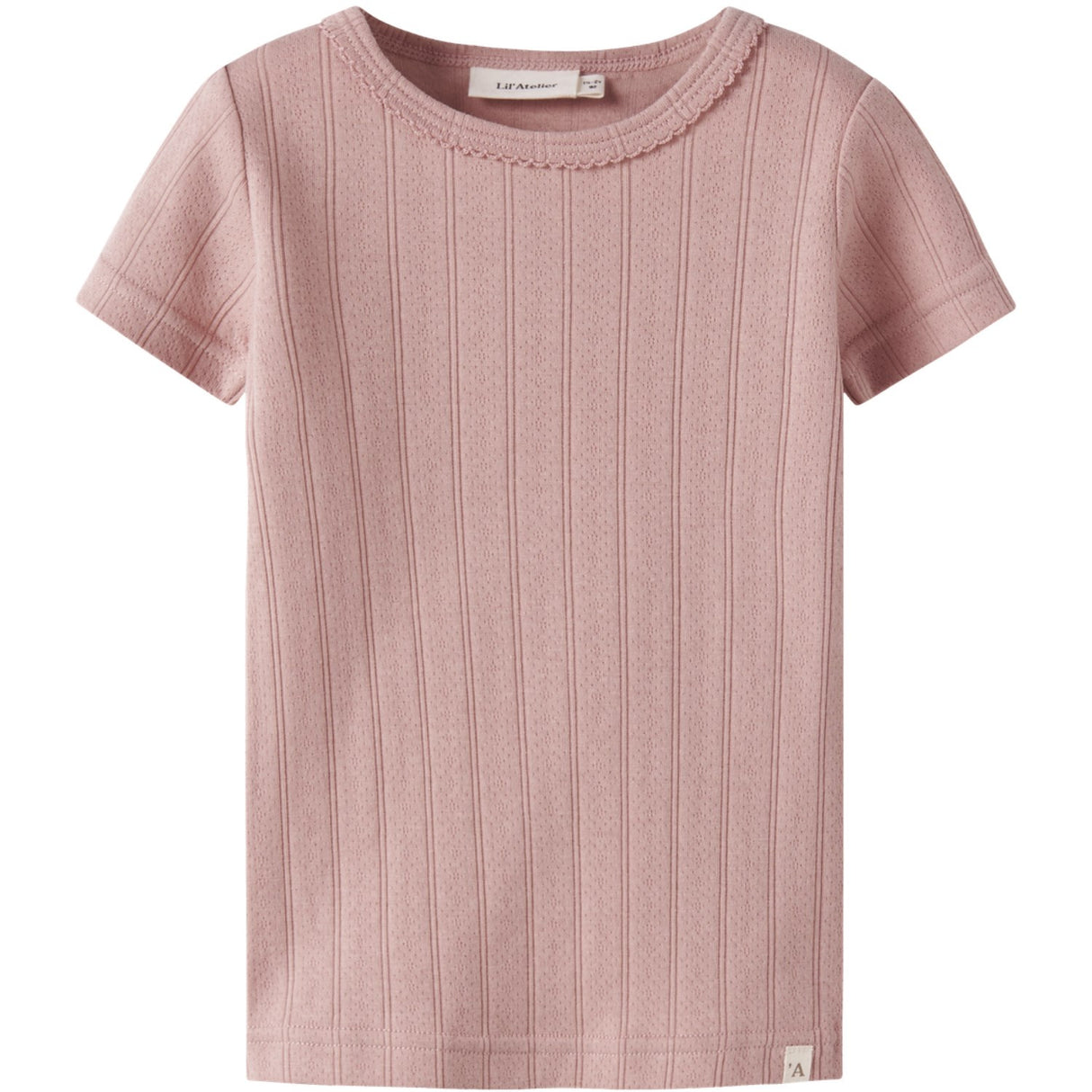 Lil'Atelier Misty Rose Nmffalina Ss Slim Topp Lil