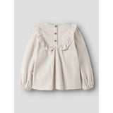 Lil'Atelier Coconut Milk Nmffoley Ls Loose Skjorte Lil