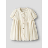 Lil'Atelier Coconut Milk Nmfflores Ss Kjole Lil