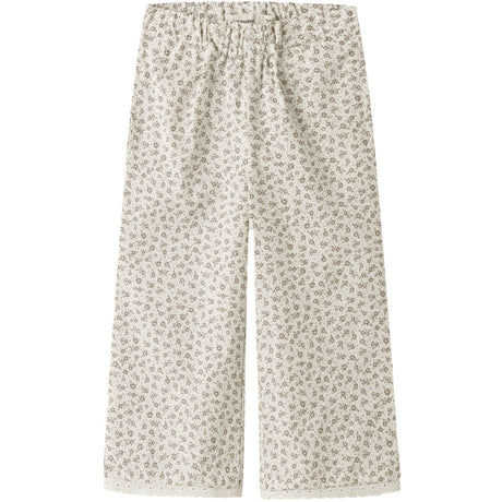 Lil'Atelier Coconut Milk Nmffjola Wide Ancle Bukser Lil