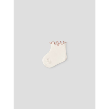 Lil'Atelier Coconut Milk Misty Rose Nbffiducia Strømper Lil
