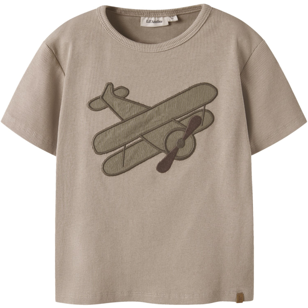 Lil'Atelier Oxford Tan Nmmhalli His Ss Loose Topp Lil