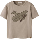 Lil'Atelier Oxford Tan Nmmhalli His Ss Loose Topp Lil