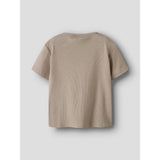 Lil'Atelier Oxford Tan Nmmhalli His Ss Loose Topp Lil