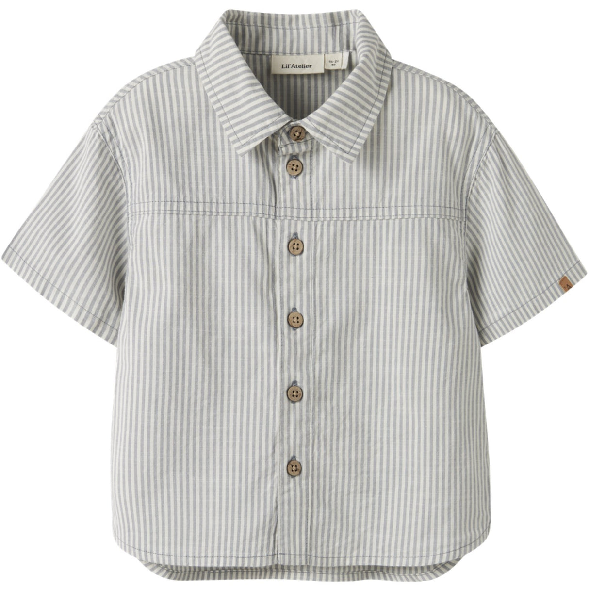 Lil'Atelier Coconut Milk Nmmdarko Ss Loose Skjorte Lil