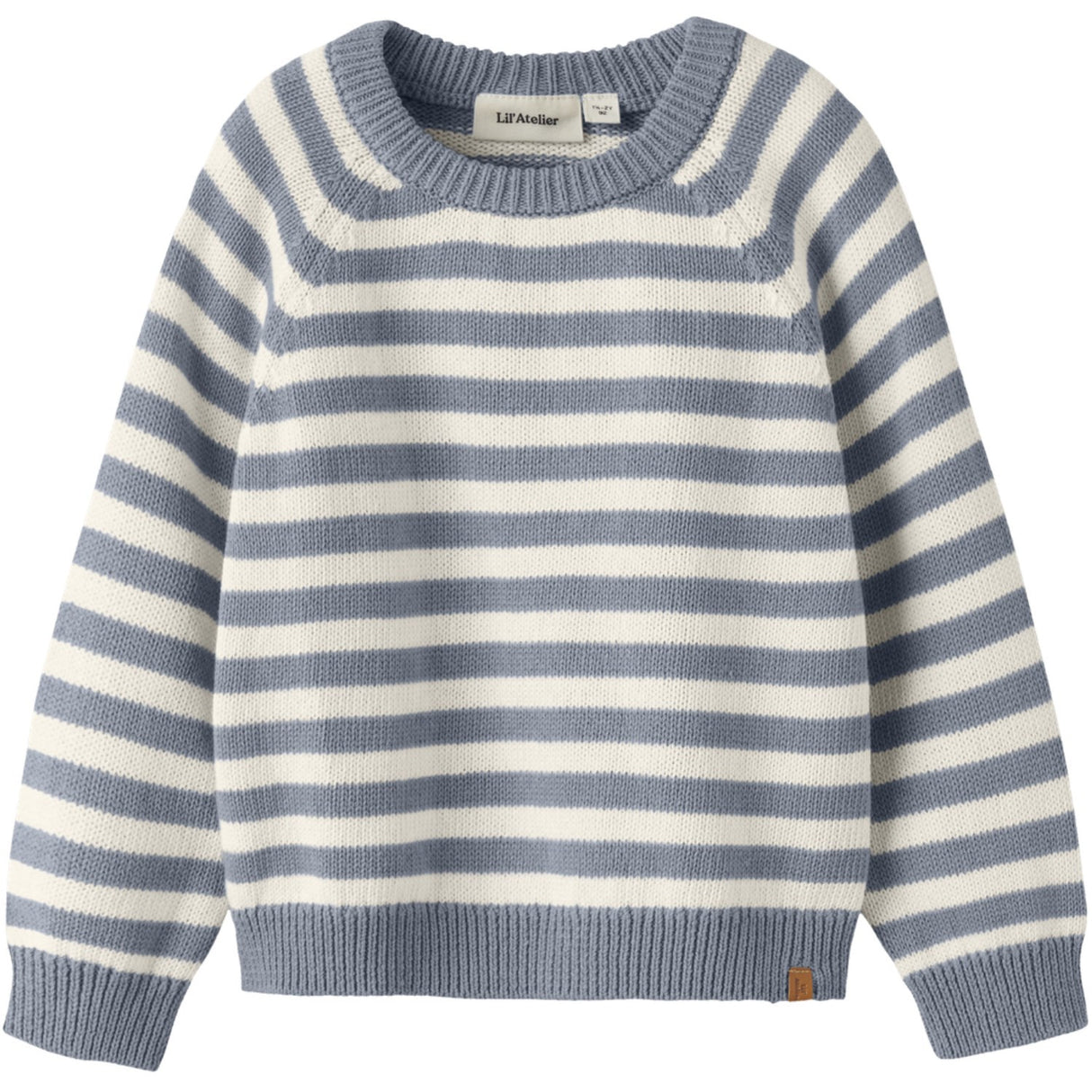 Lil'Atelier Coconut Milk Tradewinds Nmmdason Ls Strikk Lil