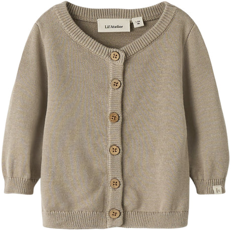 Lil'Atelier Oxford Tan Nbnduno Ls Strikk Card Lil