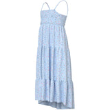 Name It Ice Water Small Floral Nkfvinaya Stropp Maxi Kjole