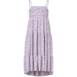 Name It Lavender Fog Small Floral Nkfvinaya Stropp Maxi Kjole