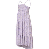 Name It Lavender Fog Small Floral Nkfvinaya Stropp Maxi Kjole