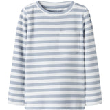 Name It Blue Fog Cloud Dancer Nmmdekab Slim Ls Topp