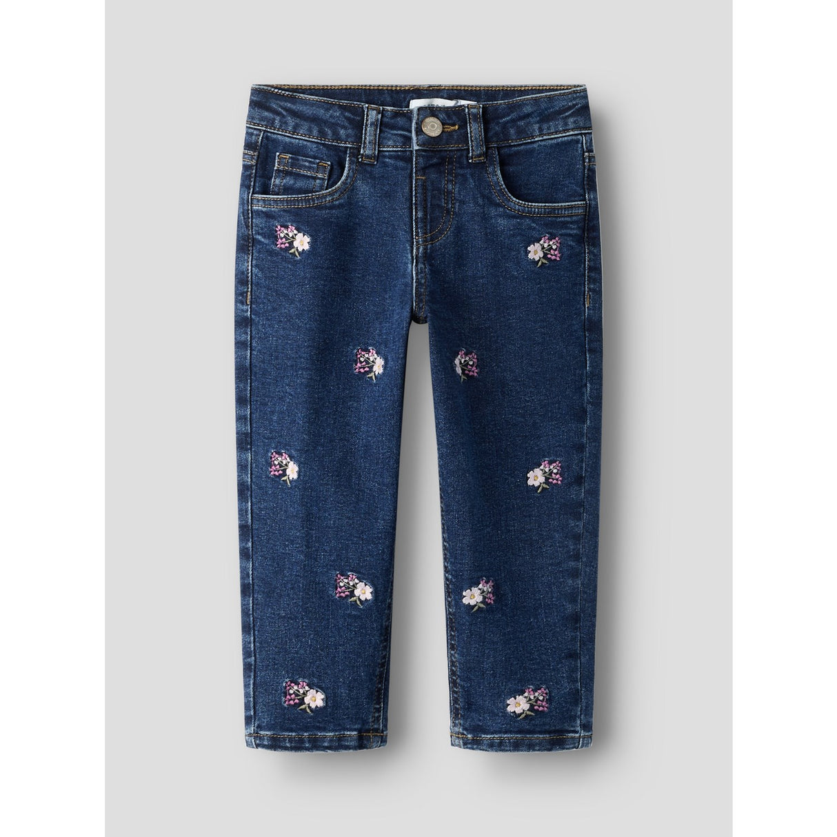 Name It Denim Blue Emb Nmfbella Mom Emb Jeans 1224-Fr Noos