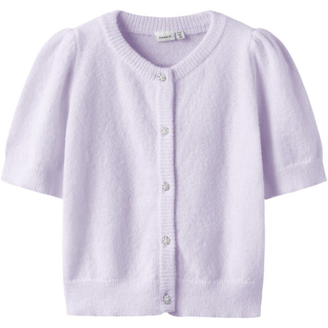 Name It Lavender Fog Nkfnabeth 2/4 Sl Strikk Card