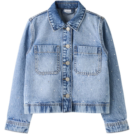 Name It Light Blue Denim Rhine Nkflisa Os Dnm Rhine Jakke 1133-Ac D