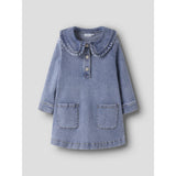 Name It Medium Blue Denim Nmfgia Dnm Ls Kjole 2221-Iz D