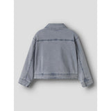 Name It Light Blue Denim Nmfjulia Dnm Frill Jakke 6006-Yb F