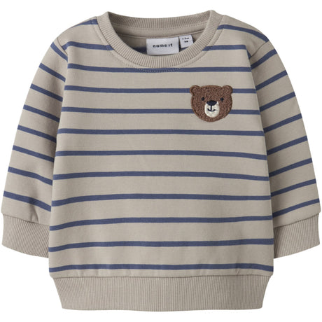 Name It Chateau Gray Nbmdaddel Ls Sweat Unb