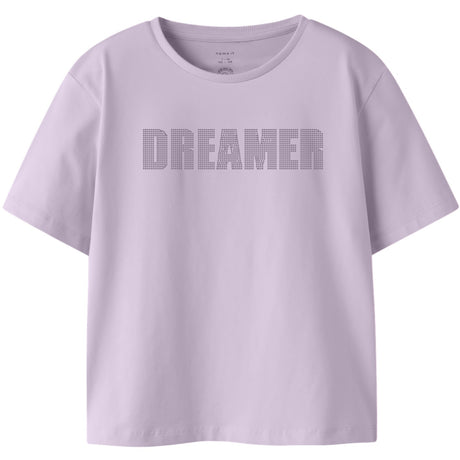Name It Lavender Fog Nkfdittelia Ss Nreg Topp Box