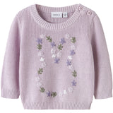 Name It Lavender Fog Nbfdetummi Ls Strikk