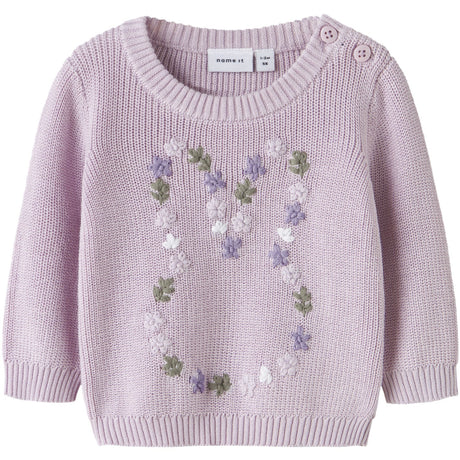 Name It Lavender Fog Nbfdetummi Ls Strikk