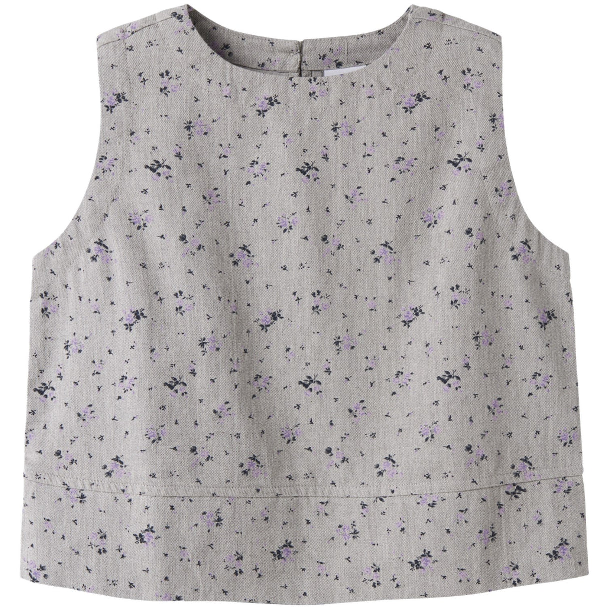 Name It Lavender Gray Nkfdrita Sl Kort Topp